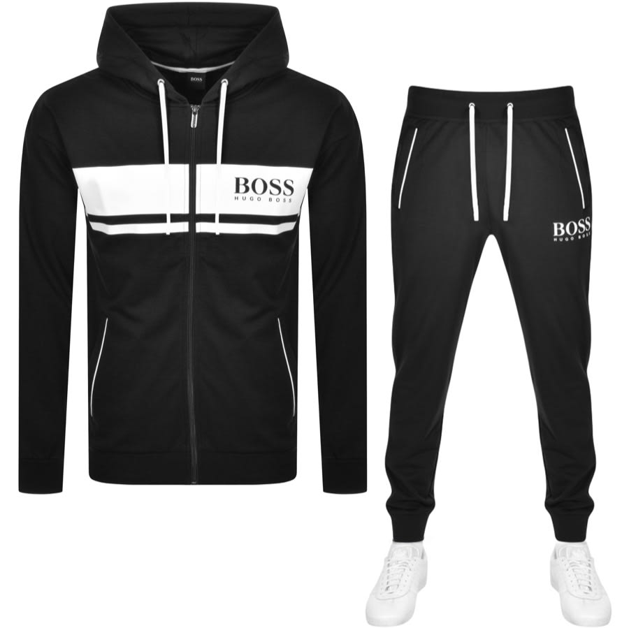 boss tracksuit black