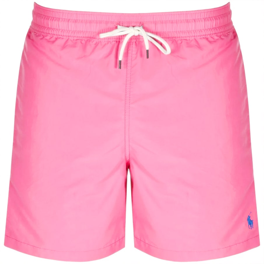 pink ralph lauren swim shorts