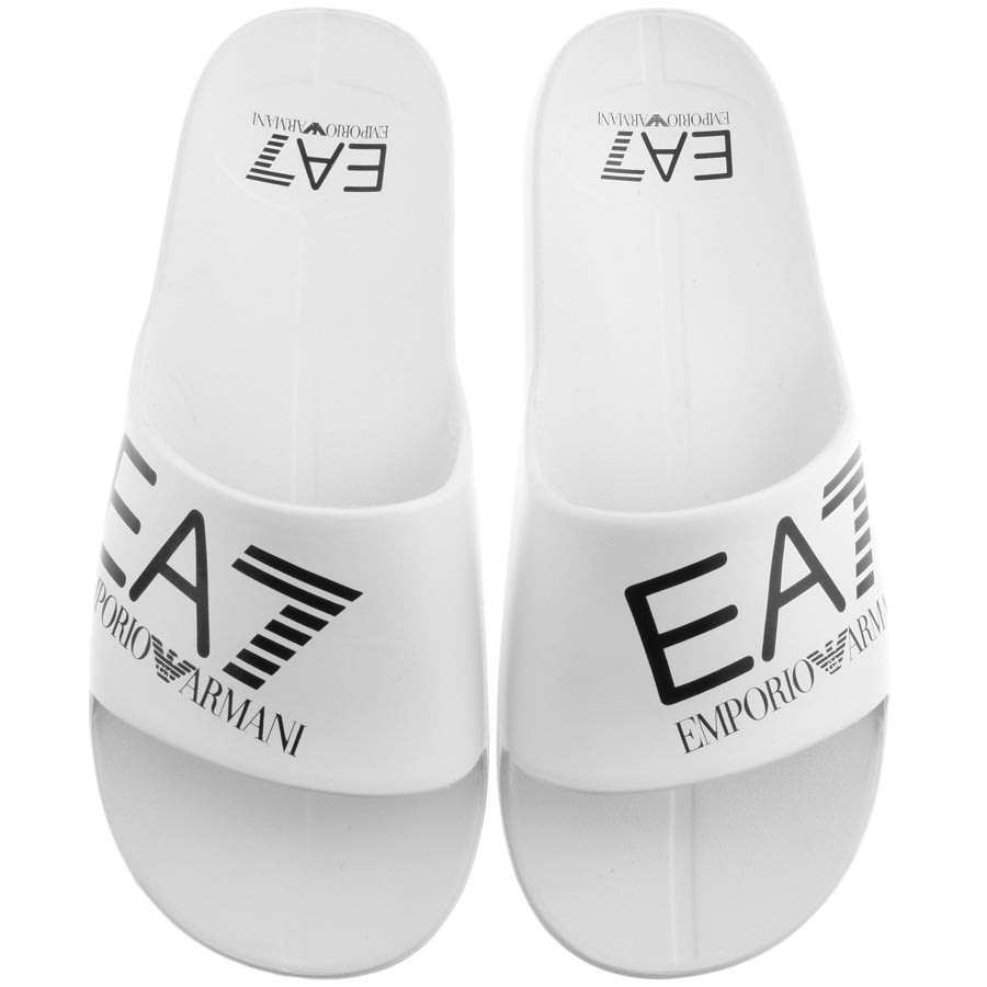 EA7 Emporio Armani Eva Sliders White 