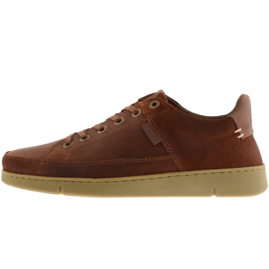 barbour brown shoes