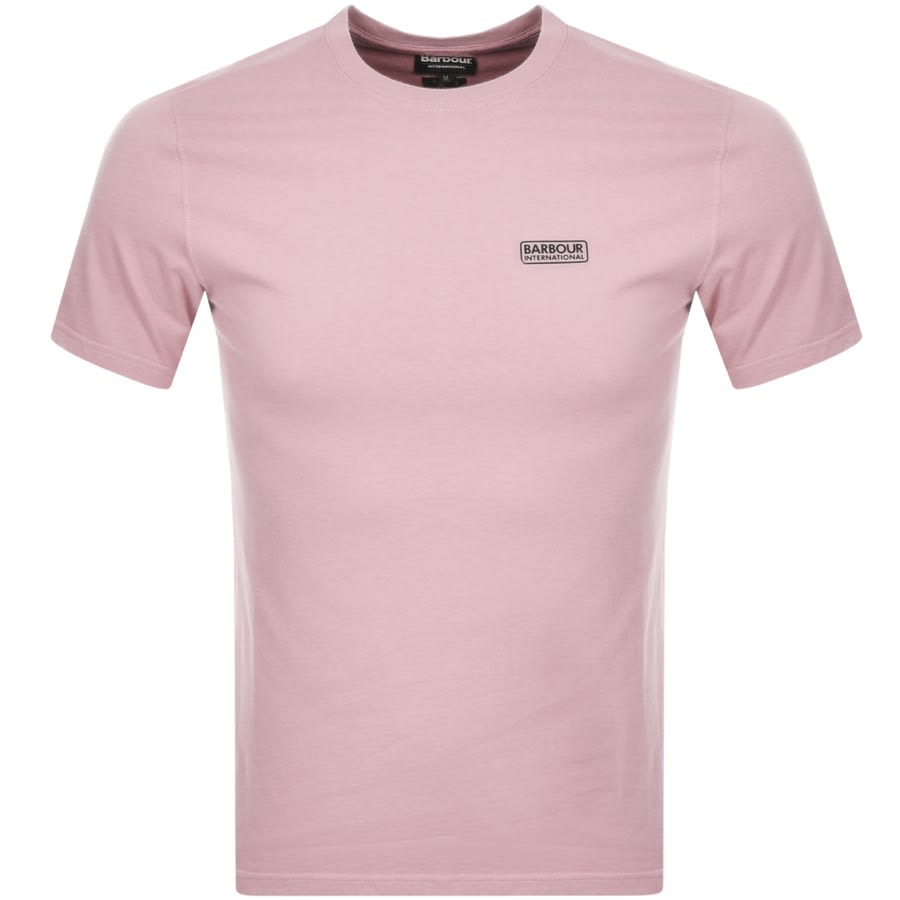 barbour international logo t shirt