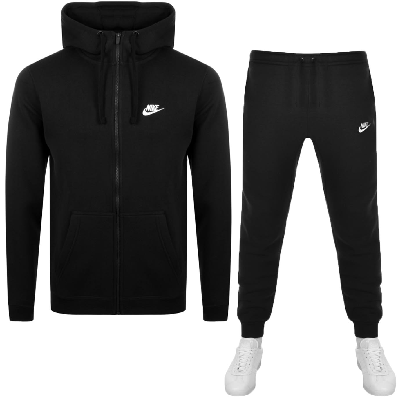 Nike Standard Fit Logo Tracksuit Black | Mainline Menswear
