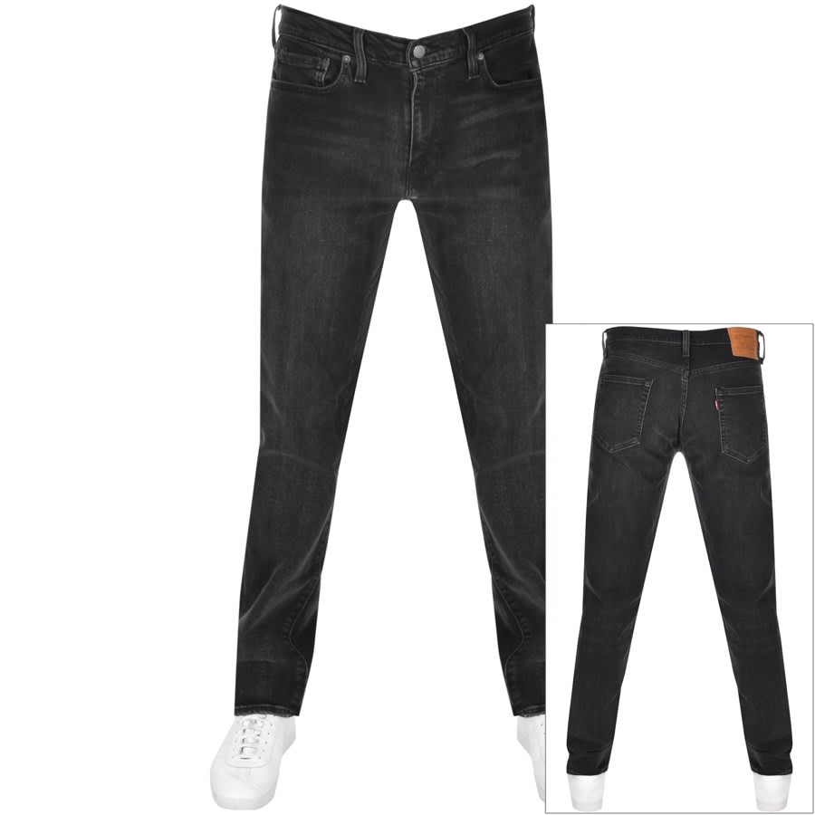 slim fit black levi jeans
