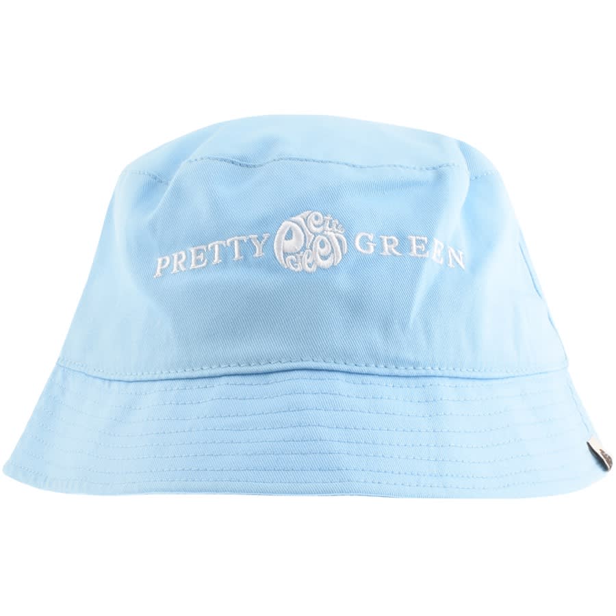 pretty green bucket hat blue