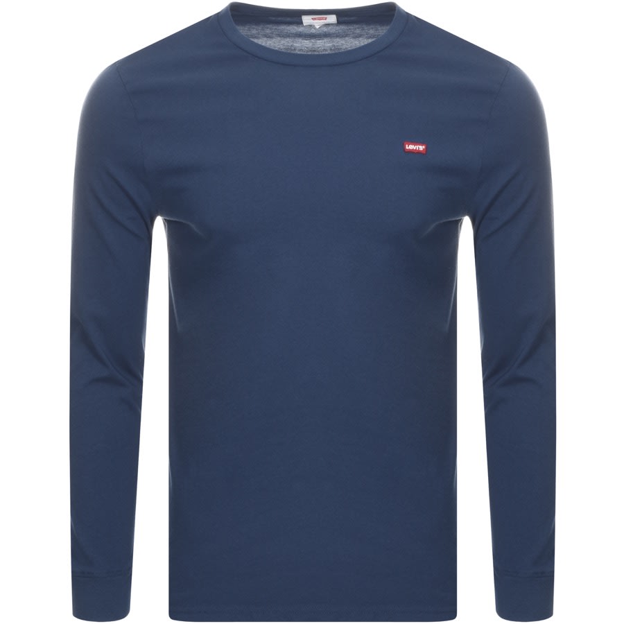 navy blue levis t shirt