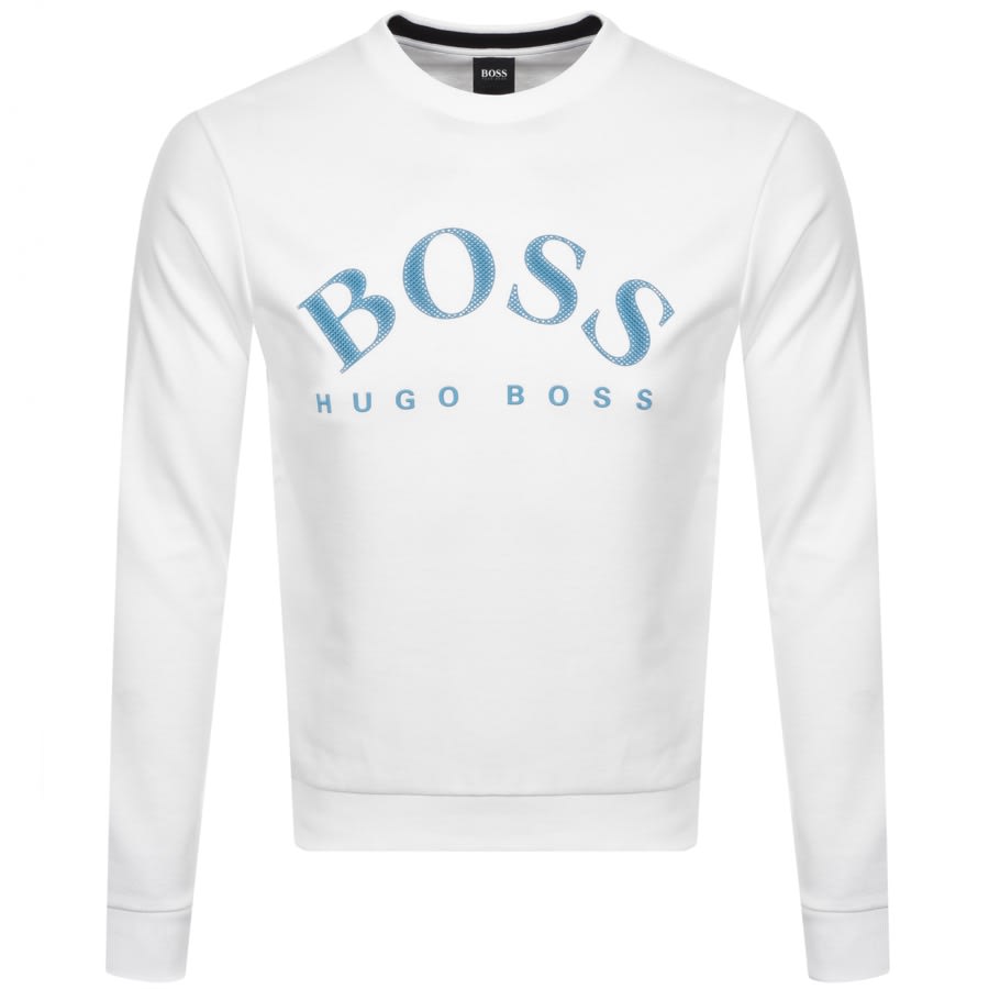 hugo boss white sweatshirt Cheaper Than 