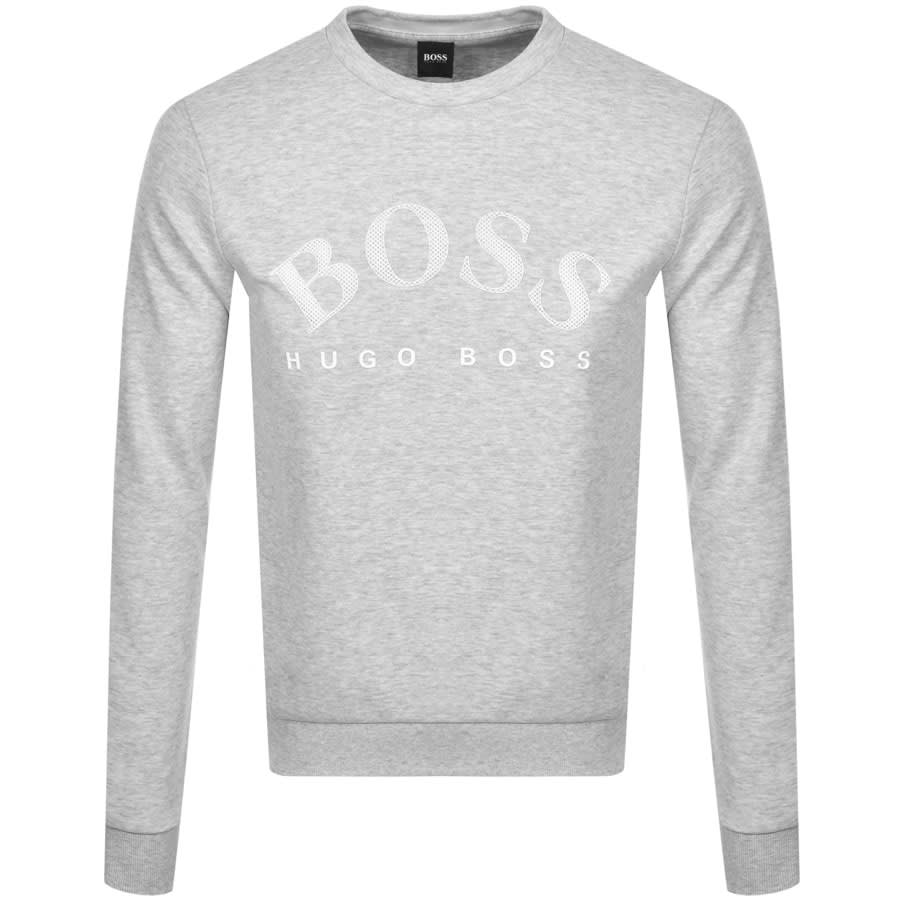 hugo boss salbo sweatshirt grey