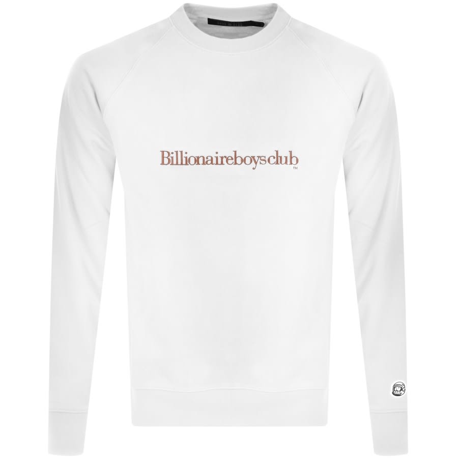 billionaire boys club white sweatshirt