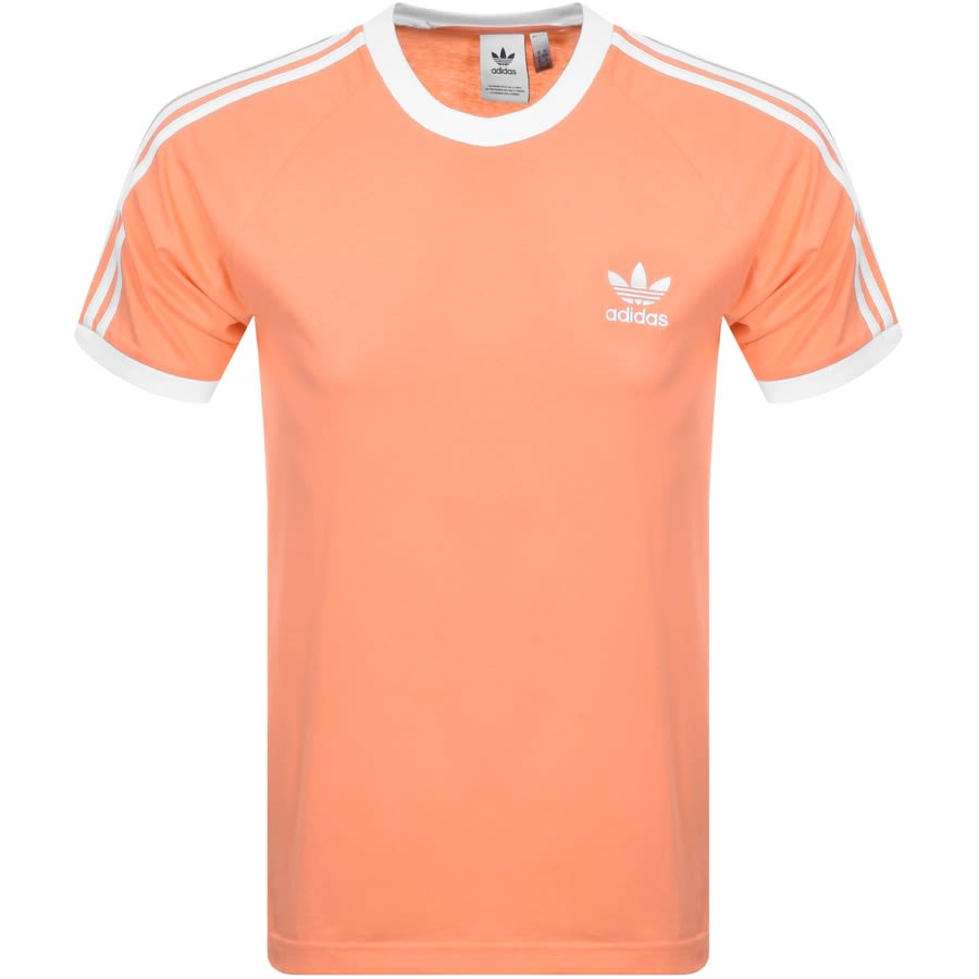 orange adidas originals t shirt