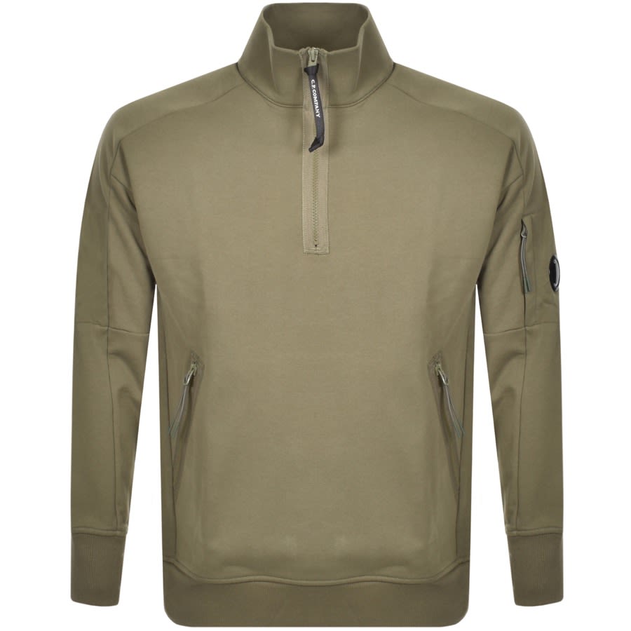 cp company half zip sweatshirt