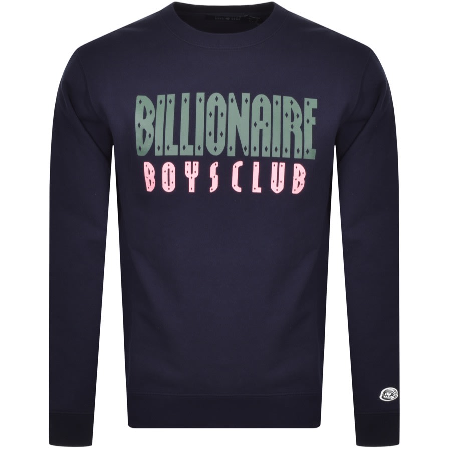 Billionaire Boys Club Logo Sweatshirt Navy Mainline Menswear