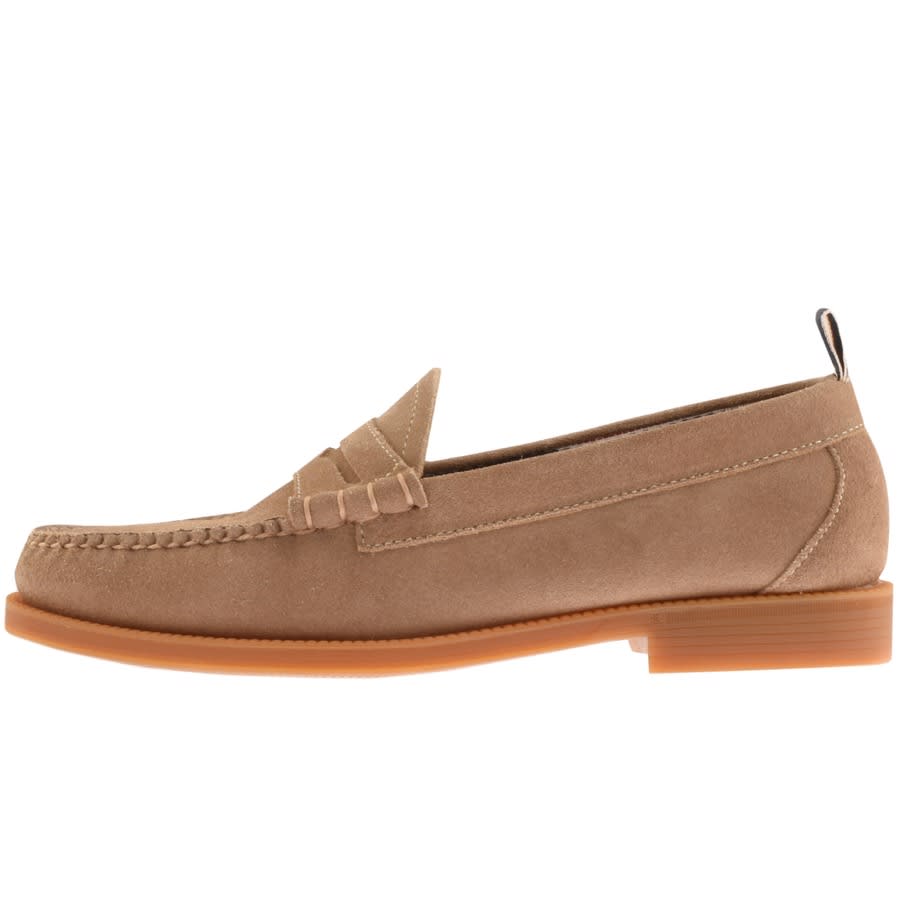 gh bass suede loafers