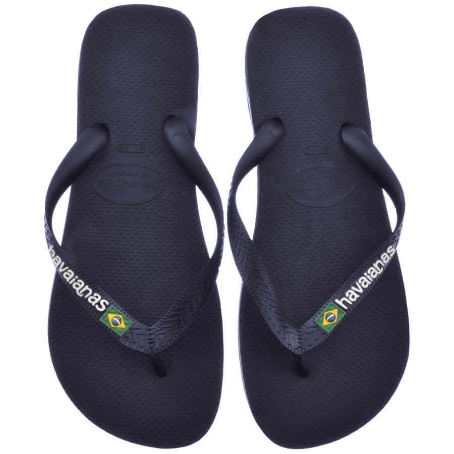 havaianas brazil logo flip flops