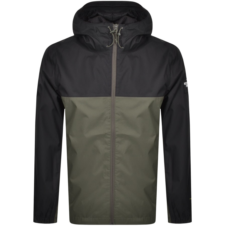 north face mountain q jacket green