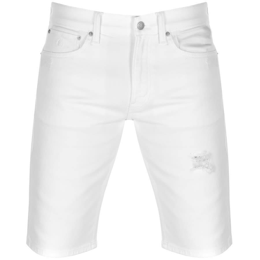 regular fit denim shorts