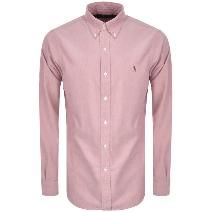 ralph lauren pink oxford shirt