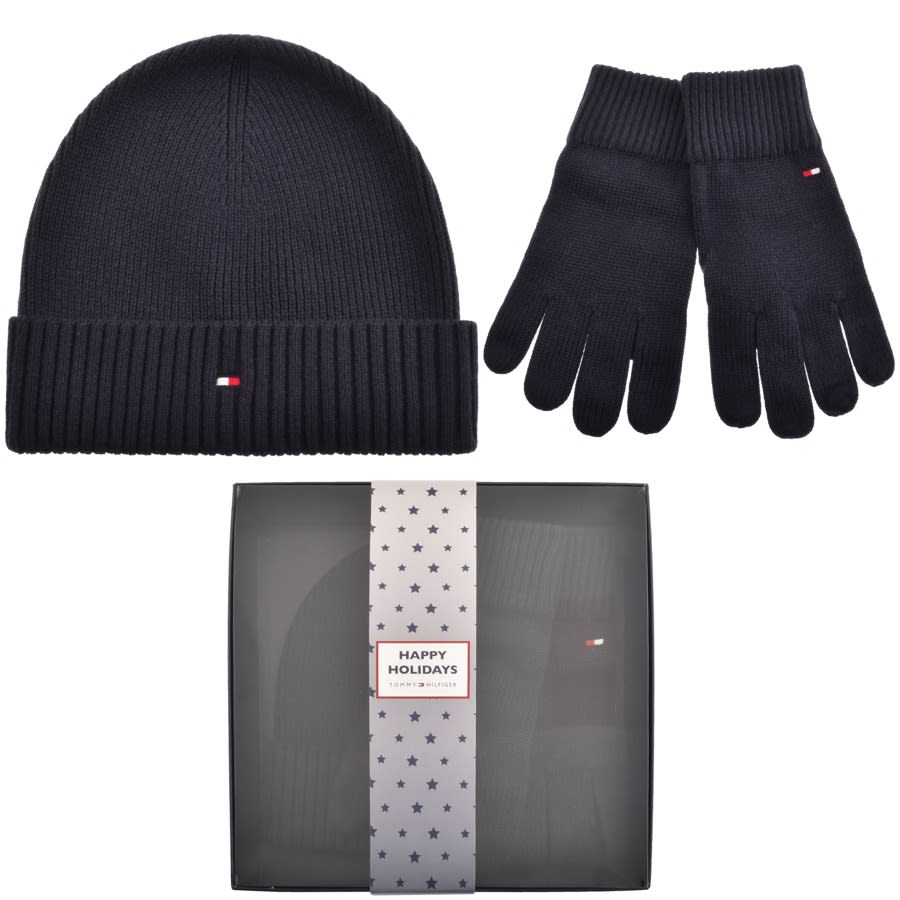 tommy hilfiger hat and gloves