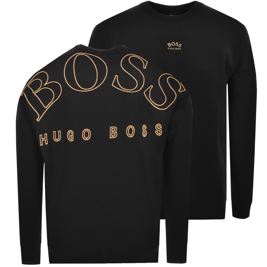 hugo boss jumper gold