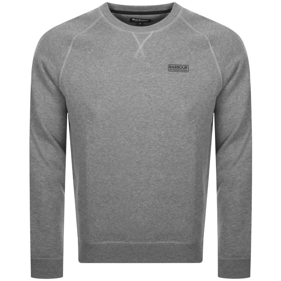 barbour international sweatshirt grey
