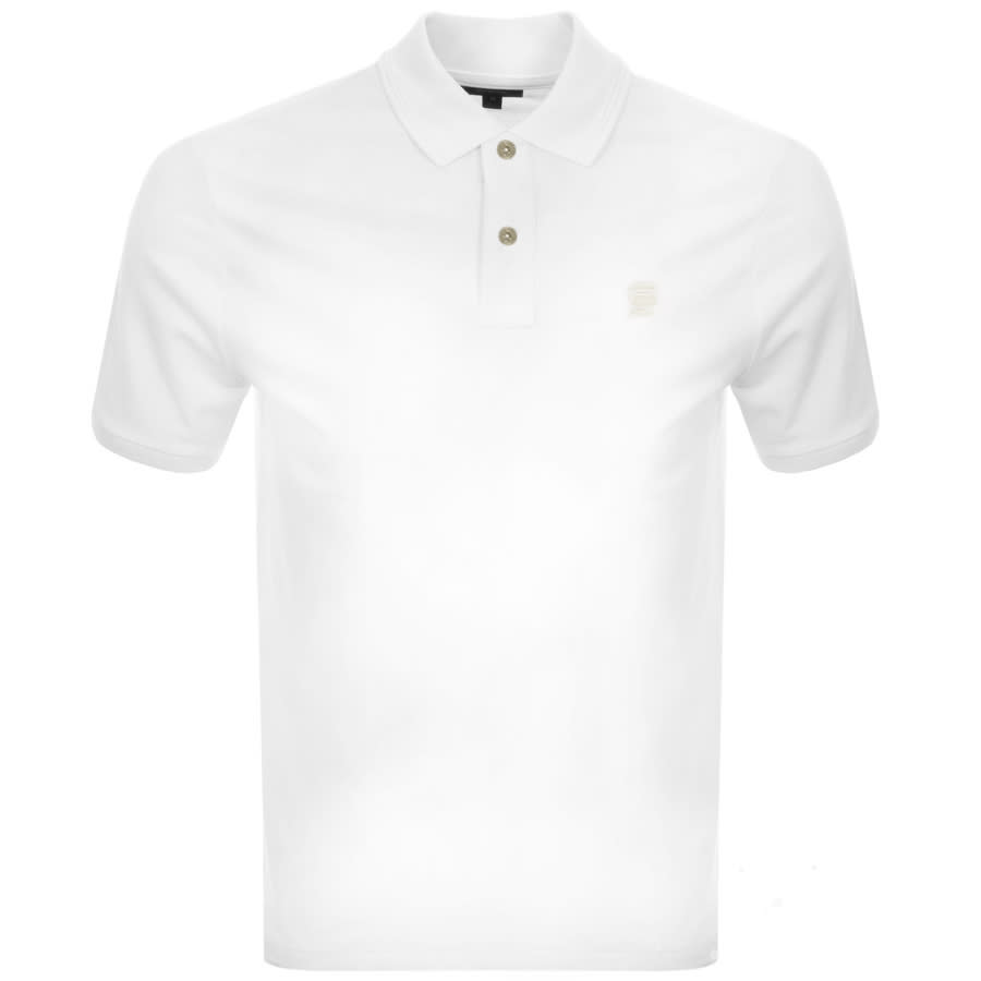 G Star Raw Dunda Polo T Shirt White Mainline Menswear United States