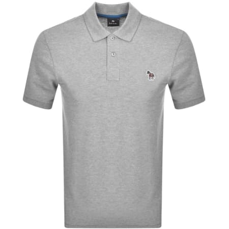 Product image for Paul Smith Regular Polo T Shirt Grey