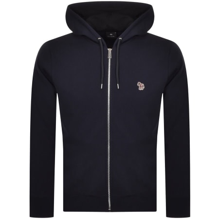 Product image for Paul Smith Full Zip Hoodie Navy