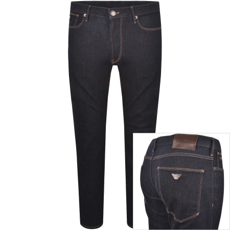 Product image for Emporio Armani J06 Slim Jeans Dark Wash Navy