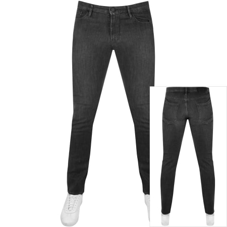 Product image for Emporio Armani J06 Slim Fit Jeans Dark Wash Grey
