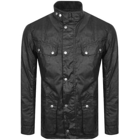 Product image for Barbour International Duke Wax Jacket Black