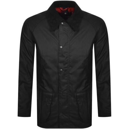 Product image for Barbour Ashby Wax Jacket Black