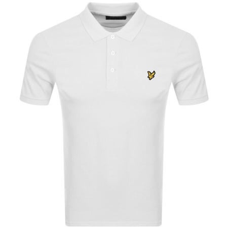Product image for Lyle And Scott Short Sleeved Polo T Shirt White
