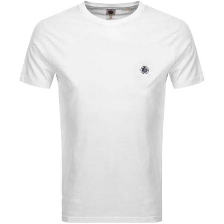 Product image for Pretty Green Mitchell Crew Neck T Shirt White