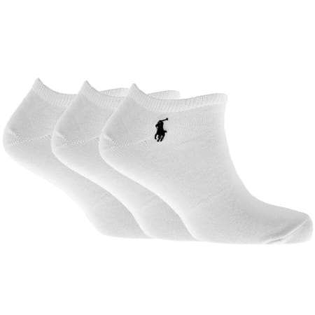 Product image for Ralph Lauren 3 Pack Socks White