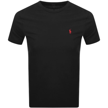 Product image for Ralph Lauren Crew Neck T Shirt Black