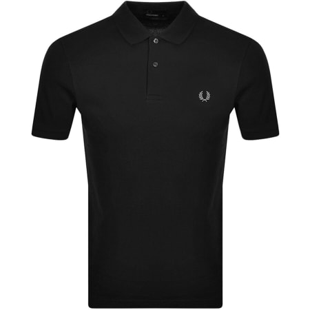 Product image for Fred Perry Plain Polo T Shirt Black