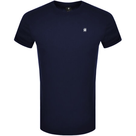 Product image for G-Star Lash Logo T Shirt Navy
