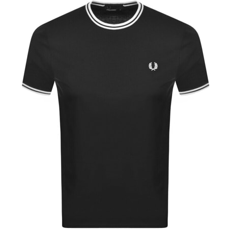 Product image for Fred Perry Twin Tipped T Shirt Black