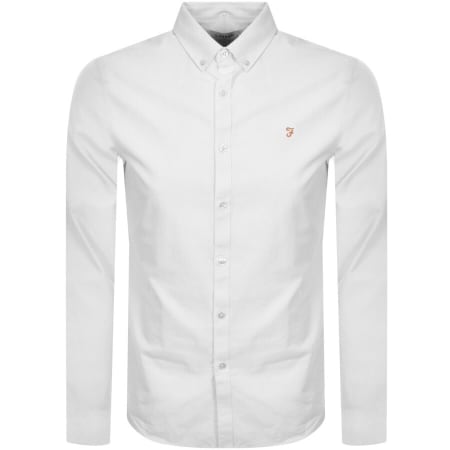 Product image for Farah Brewer Slim Fit Shirt White