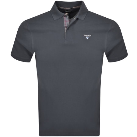Product image for Barbour Pique Polo T Shirt Navy