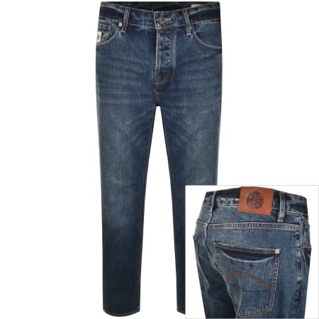 Product image for Pretty Green Erwood Slim Fit Mid Wash Jeans