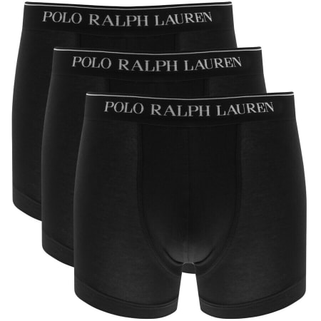 Product image for Ralph Lauren Underwear 3 Pack Trunks Black