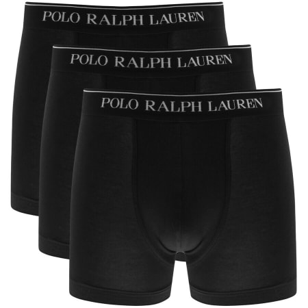 Product image for Ralph Lauren Underwear 3 Pack Boxer Shorts Black
