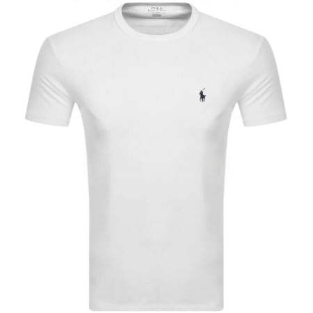 Product image for Ralph Lauren Crew Neck T Shirt White