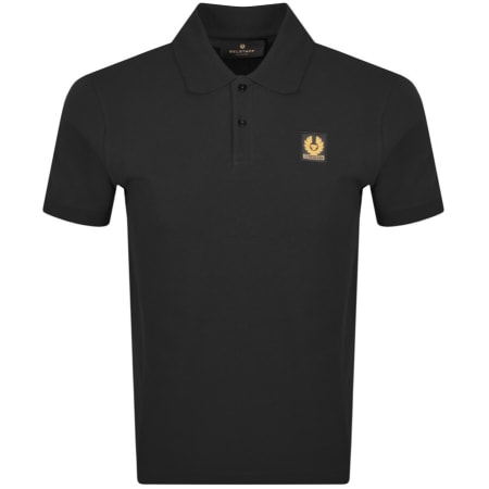 Product image for Belstaff Logo Polo T Shirt Black