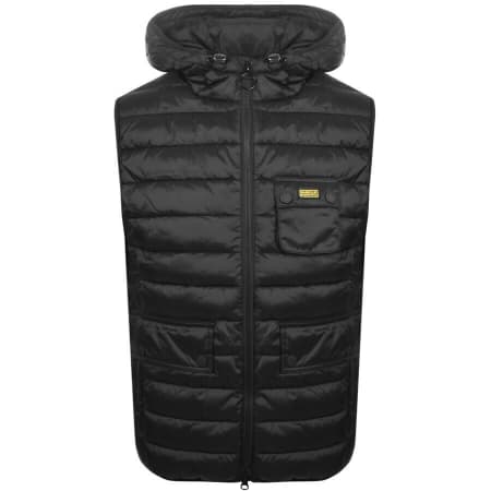 Product image for Barbour International Quilted Ousten Gilet Black