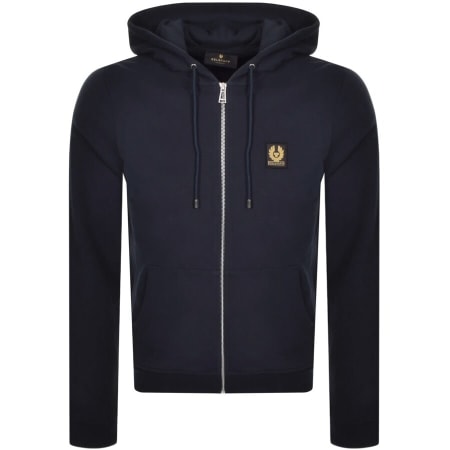 Product image for Belstaff Full Zip Hoodie Navy