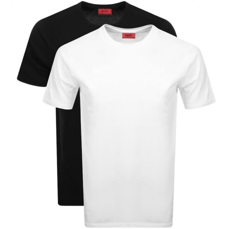Product image for HUGO 2 Pack Crew Neck T Shirts