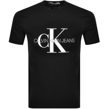 Product image for Calvin Klein Jeans Monogram Slim Fit T Shirt Black