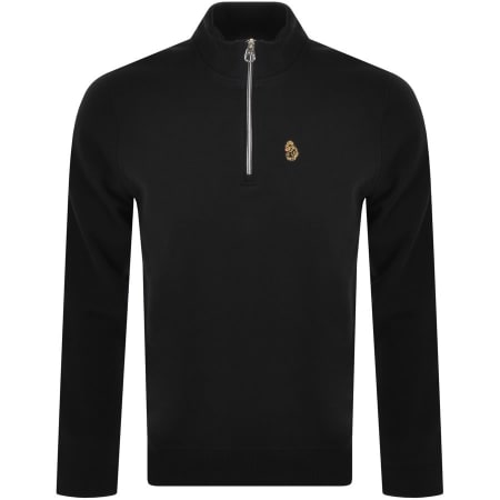 Product image for Luke 1977 Quarter Zip Sydney Sweatshirt Black