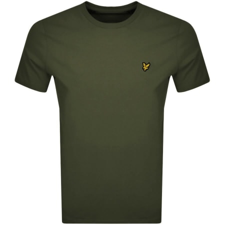 Product image for Lyle And Scott Crew Neck T Shirt Green